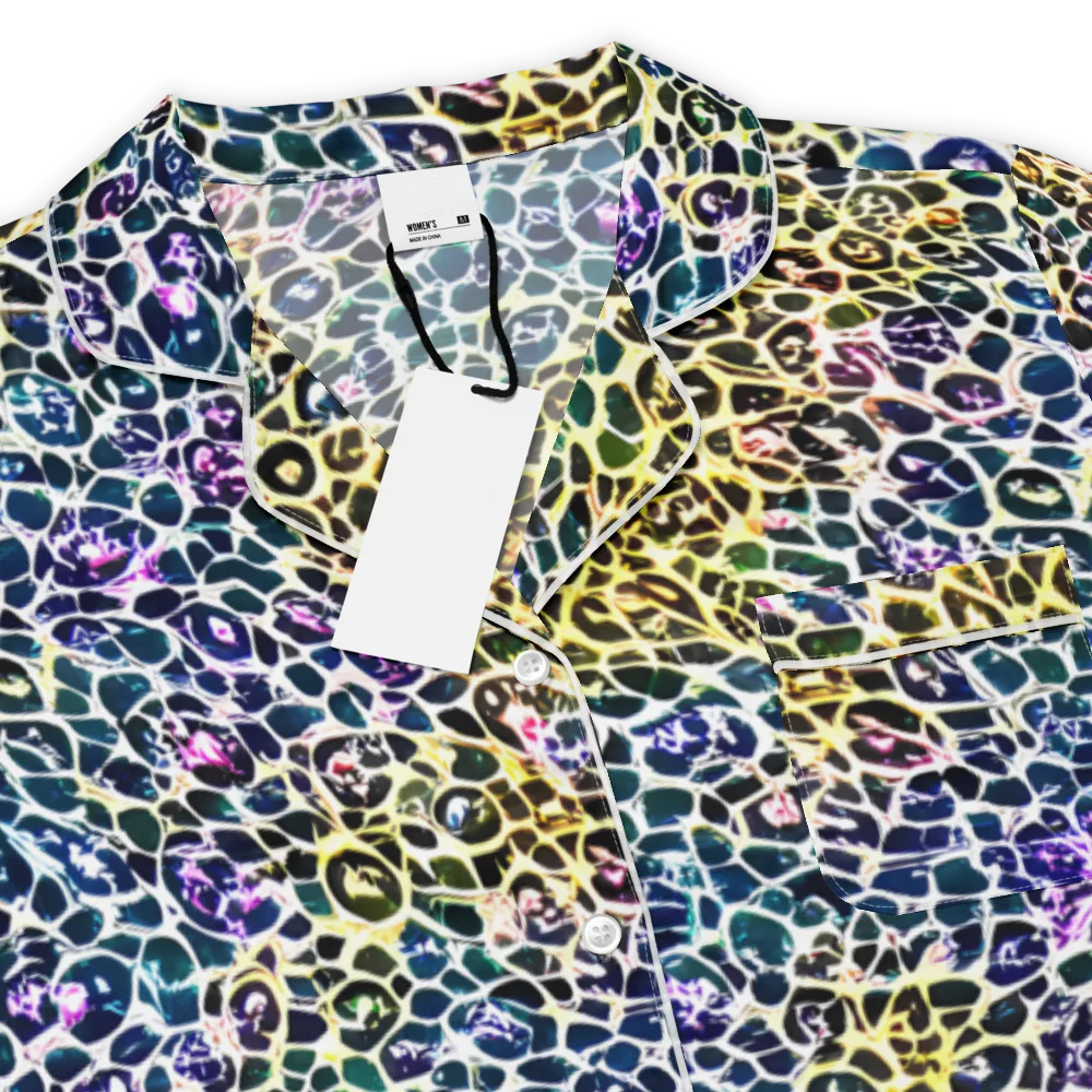 Midnight Mineral on Women's Short Sleeve Pajama Top — Product details