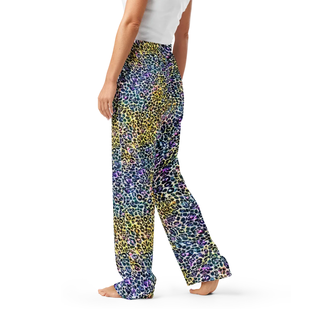 Midnight Mineral on Women's Pajama Pants — Left