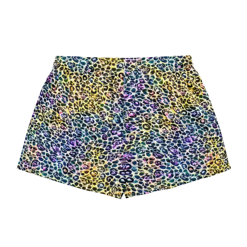 Midnight Mineral on Women's Pajama Shorts — Back