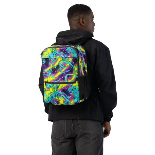 Galaxy Bloom on a Utility Backpack