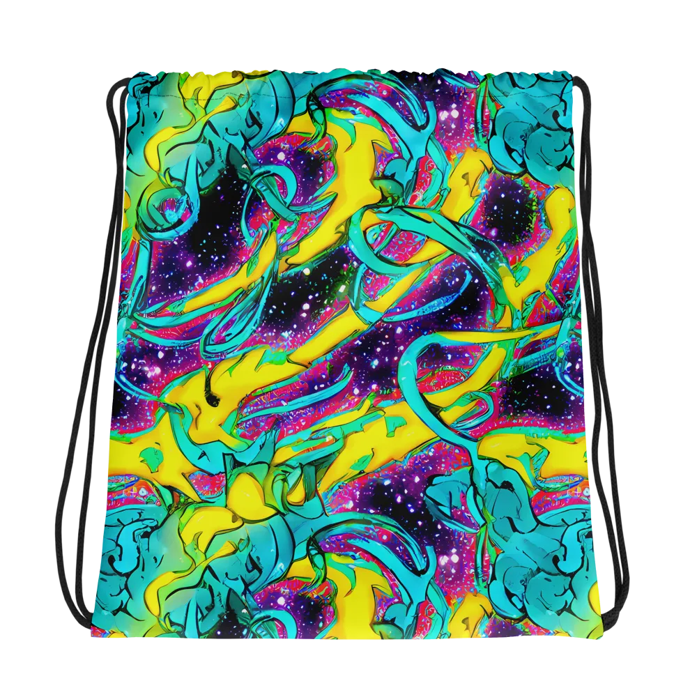 Galaxy Bloom on Drawstring Bag — Photo
