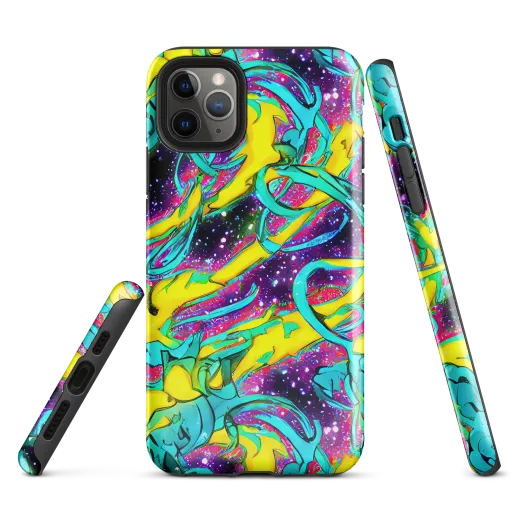 Galaxy Bloom on a Tough Case for iPhone®