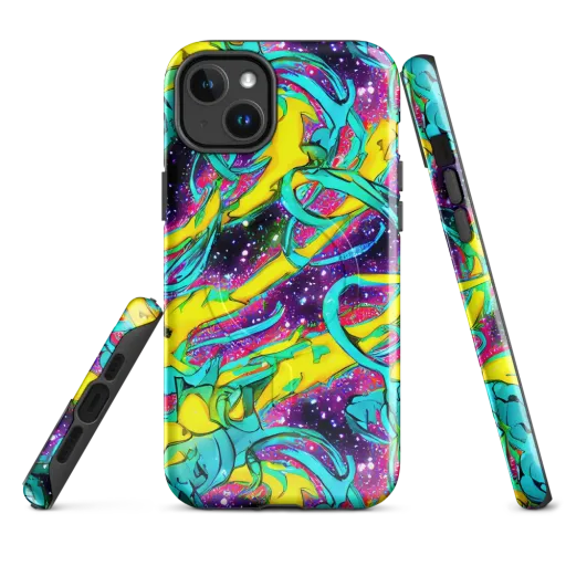 Galaxy Bloom on a MagSafe Tough Case for iPhone®