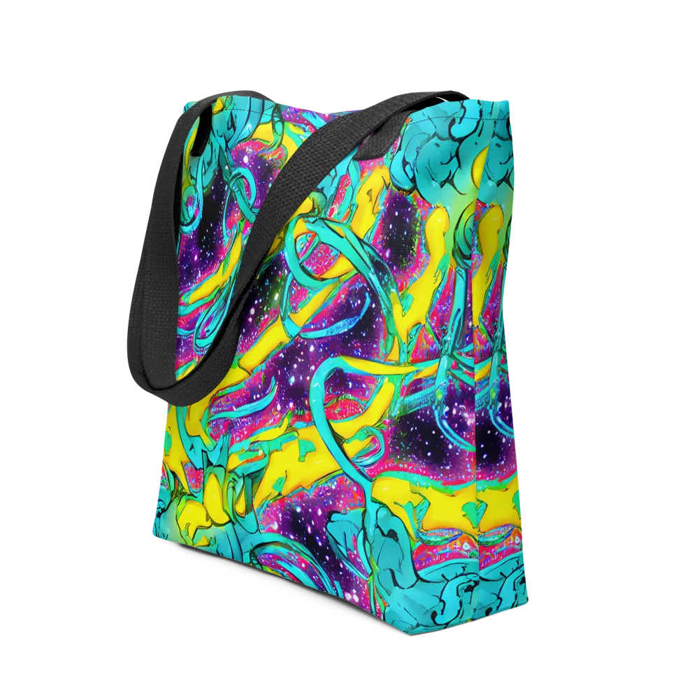 Galaxy Bloom on Tote Bag — Front