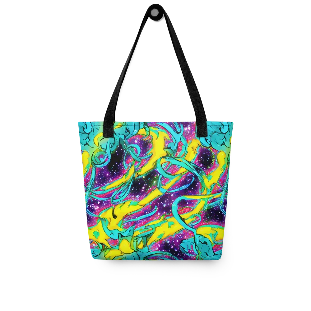 Galaxy Bloom on Tote Bag — Front