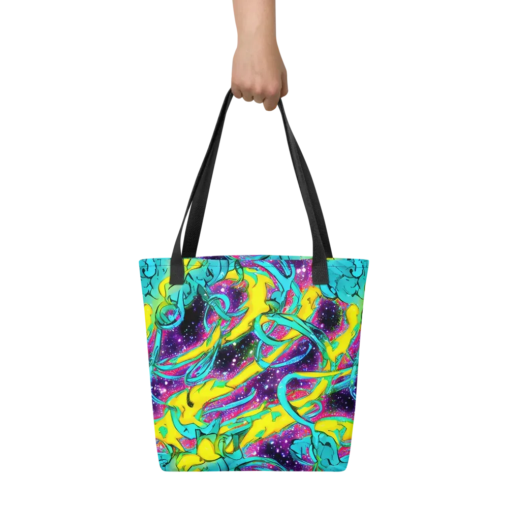 Galaxy Bloom on Tote Bag — Front