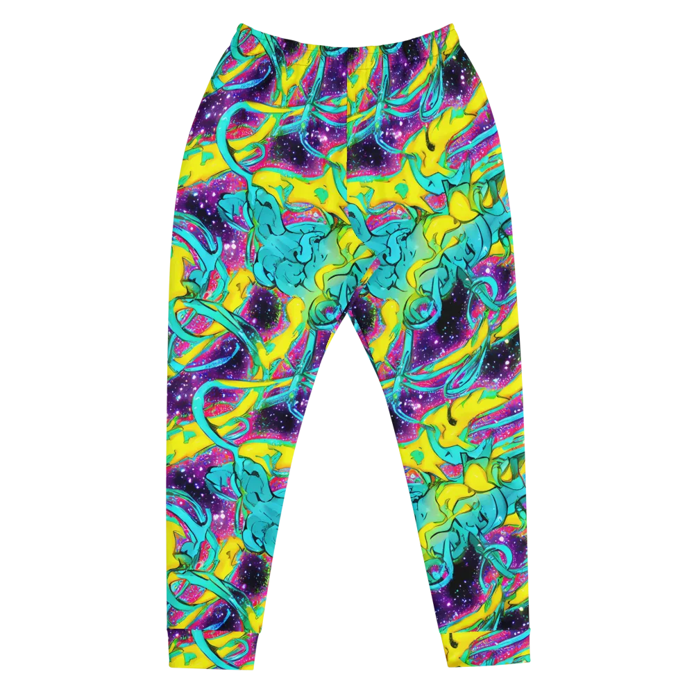 Galaxy Bloom on Men's Joggers — Front
