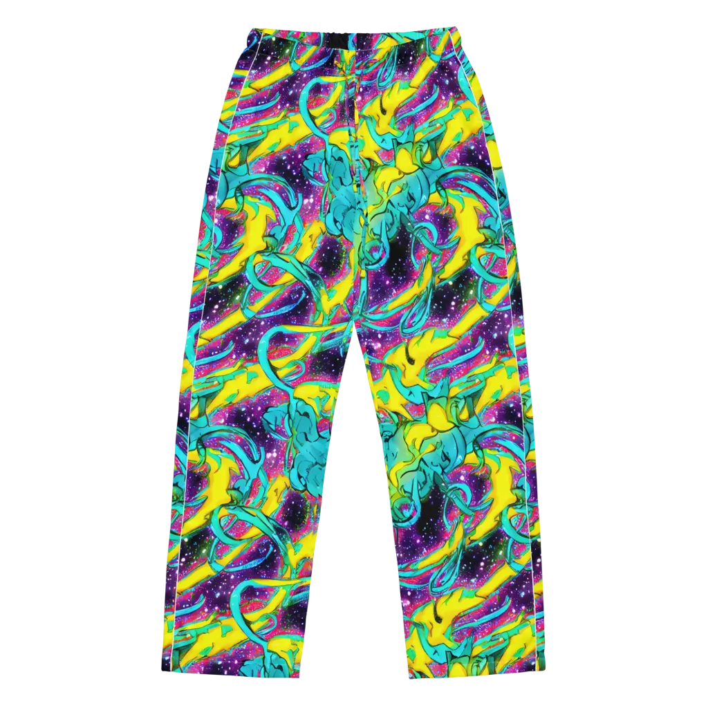 Galaxy Bloom on Women's Pajama Pants — Front