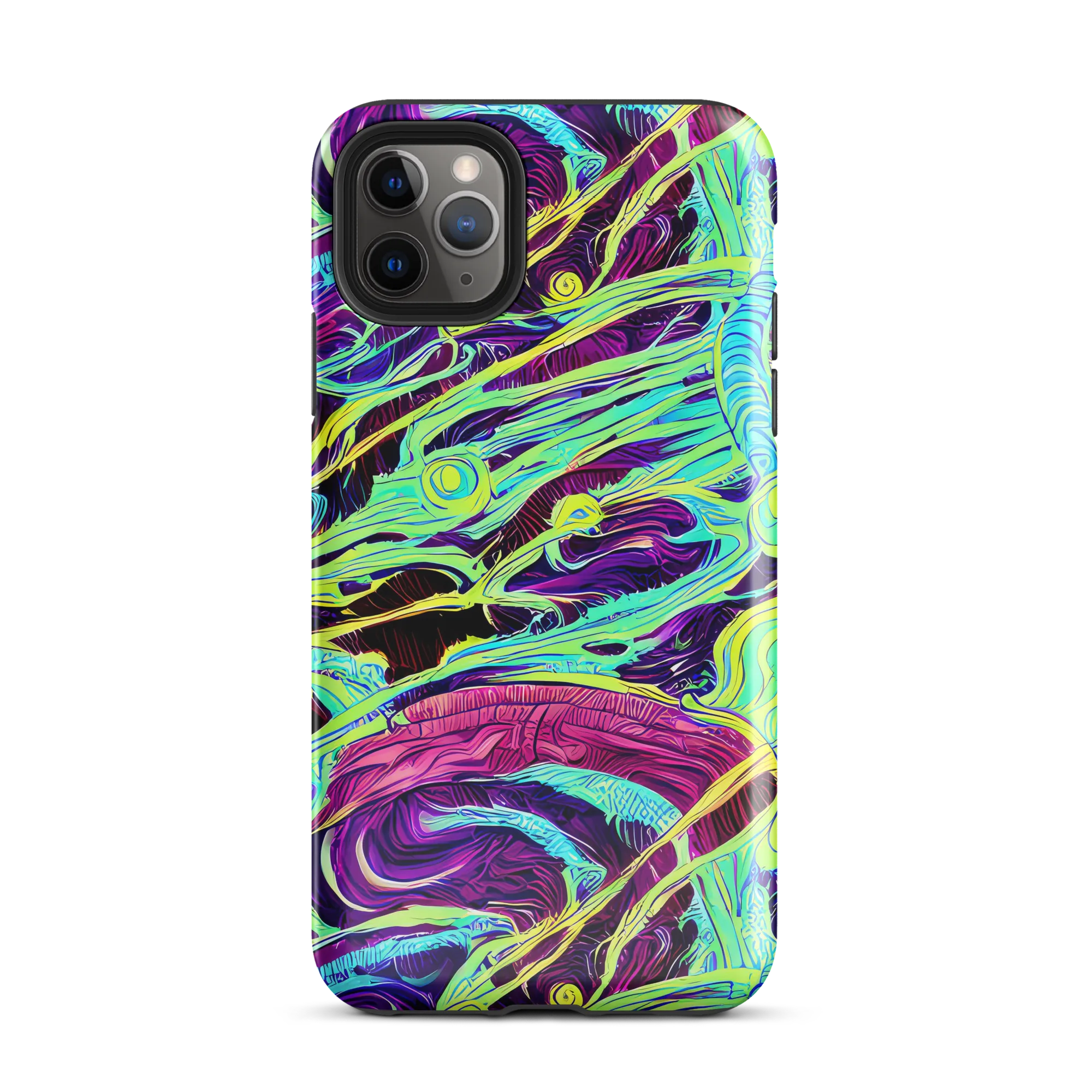 Biomorphic Beat on Tough Case for iPhone® — Front