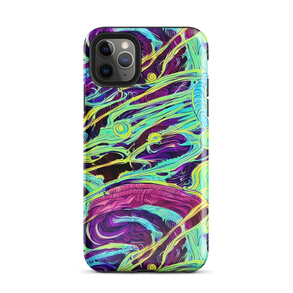 Biomorphic Beat on Tough Case for iPhone® — Front