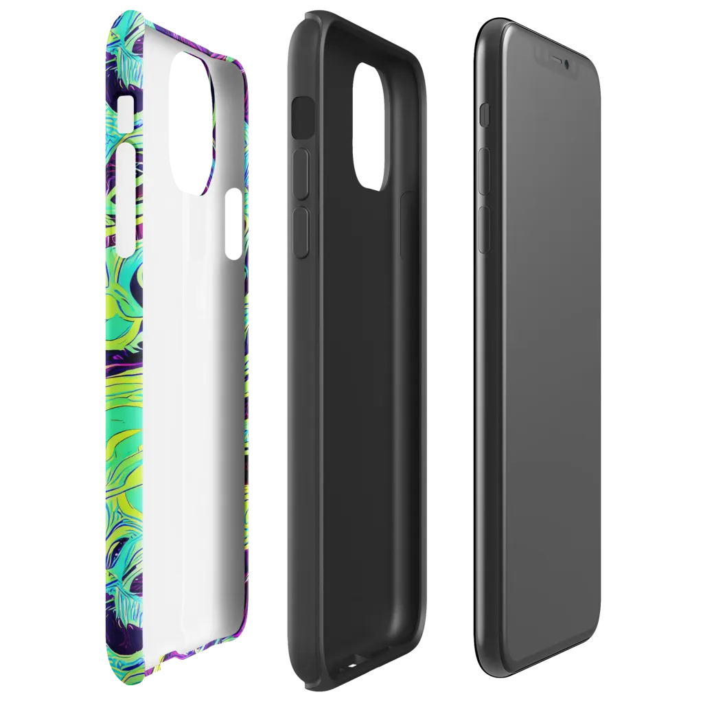 Biomorphic Beat on Tough Case for iPhone® — Right