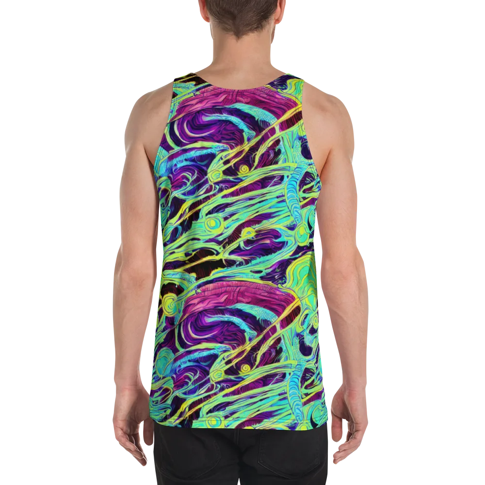 Biomorphic Beat on Men's Tank Top — Back