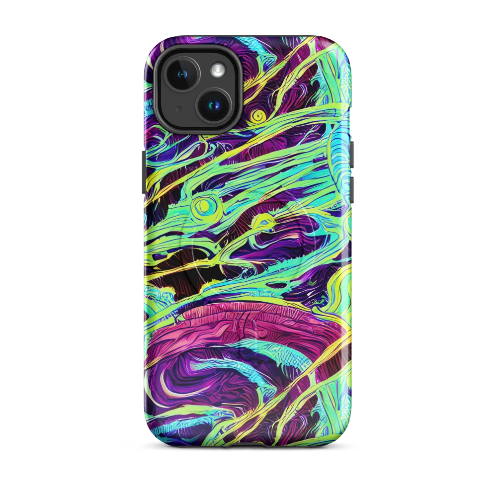 Biomorphic Beat on MagSafe Tough Case for iPhone® — Front