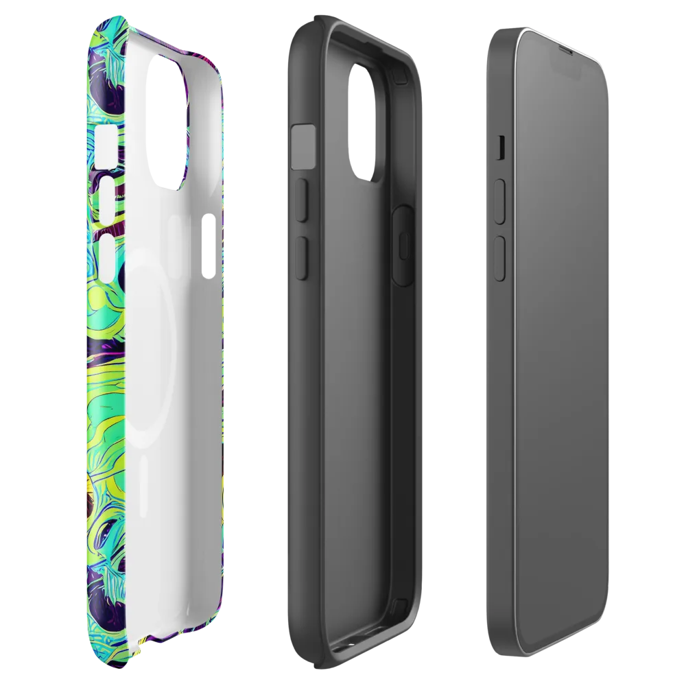 Biomorphic Beat on MagSafe Tough Case for iPhone® — Front
