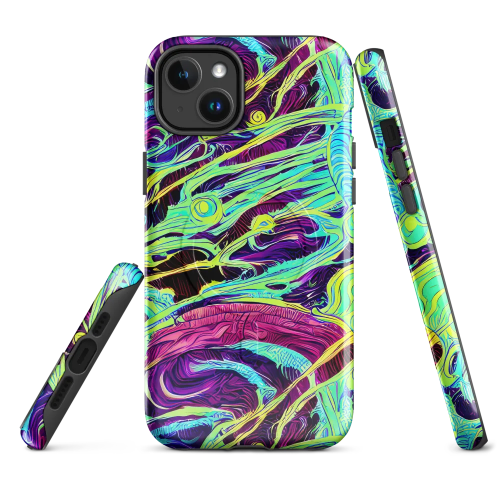 Biomorphic Beat on MagSafe Tough Case for iPhone® — Front
