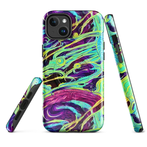 Biomorphic Beat on a MagSafe Tough Case for iPhone®