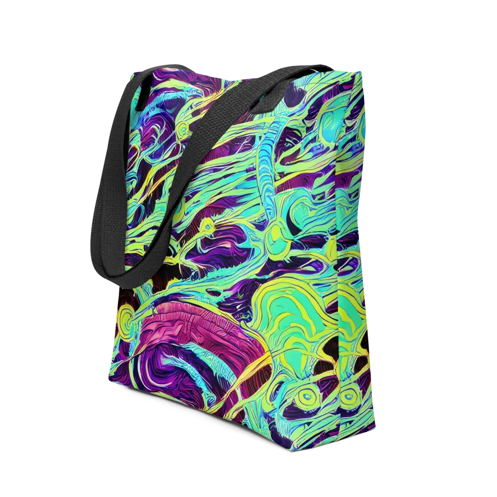 Biomorphic Beat on Tote Bag — Front