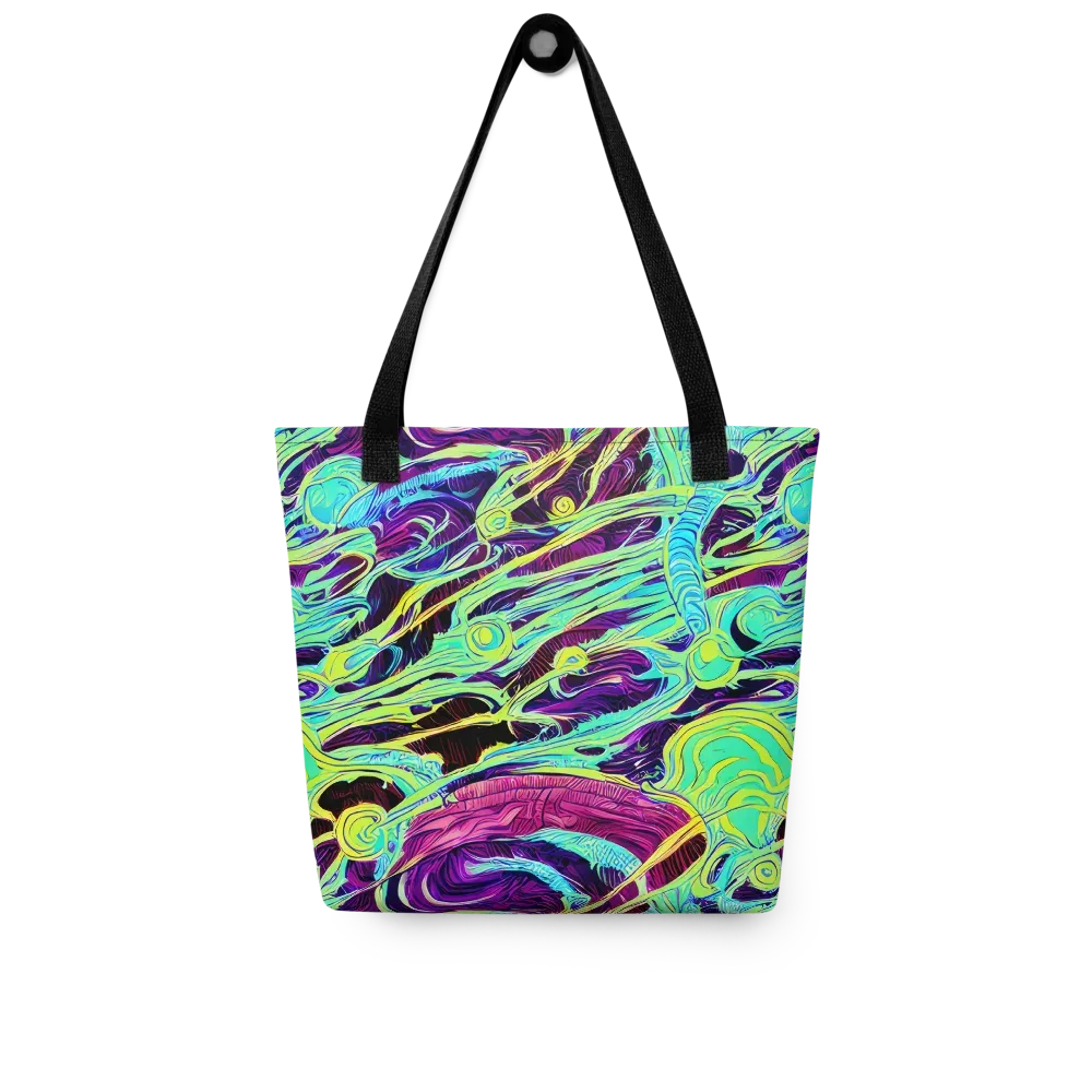 Biomorphic Beat on Tote Bag — Front