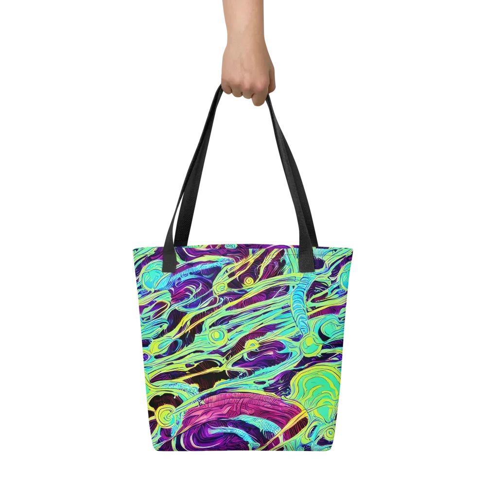 Biomorphic Beat on Tote Bag — Front