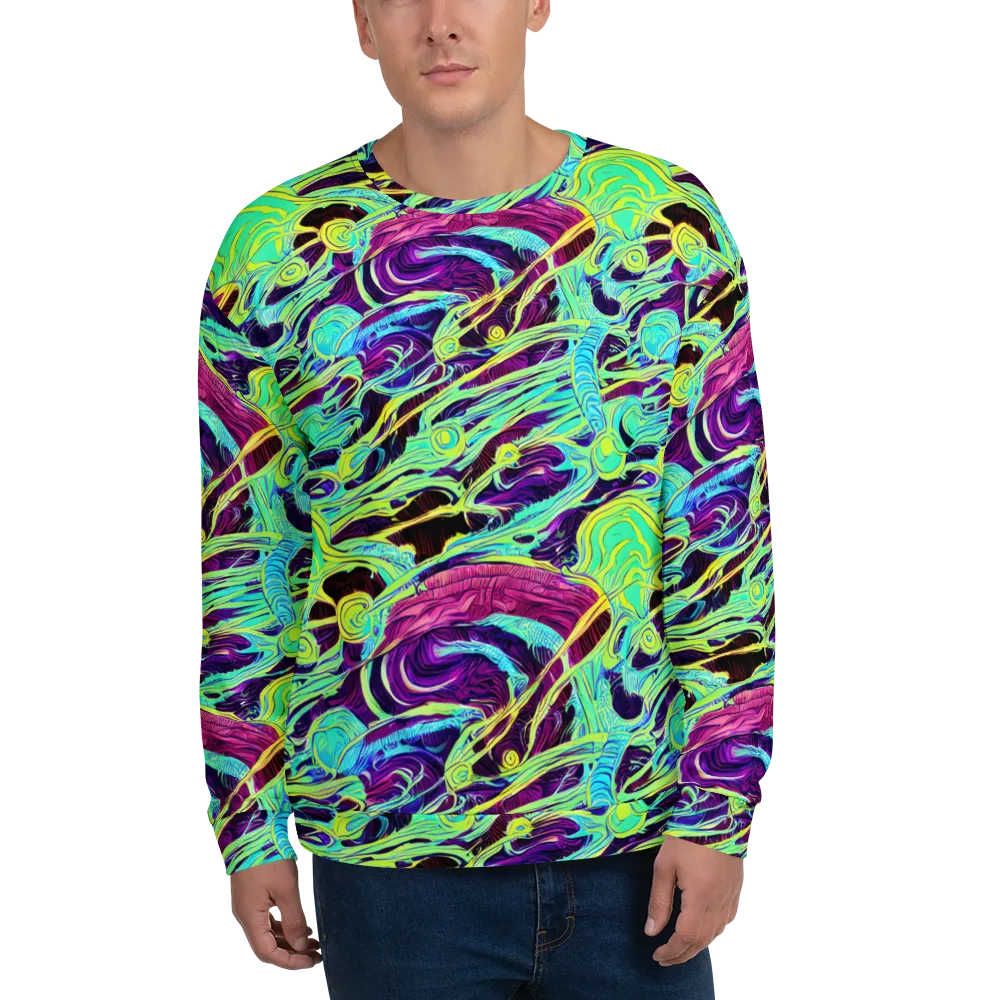 Biomorphic Beat on Sweatshirt — Front