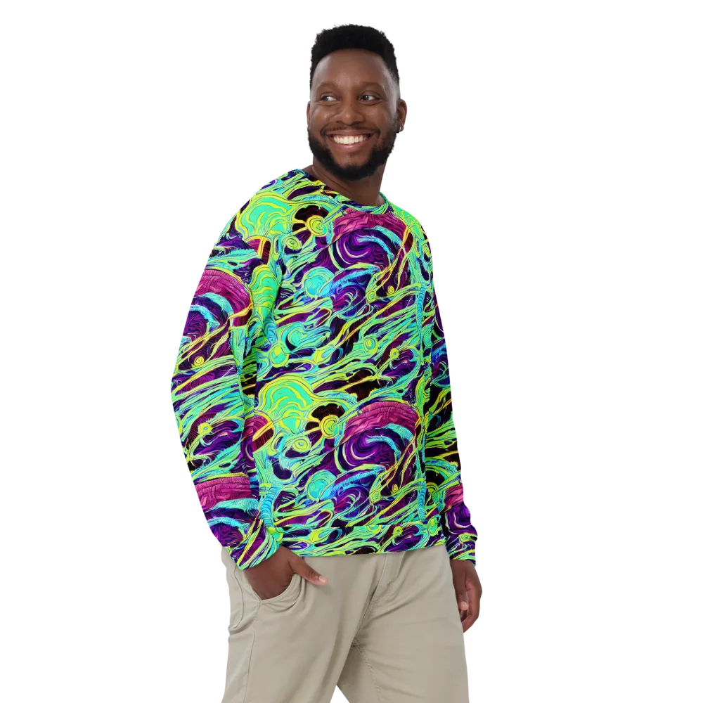 Biomorphic Beat on Sweatshirt — Front