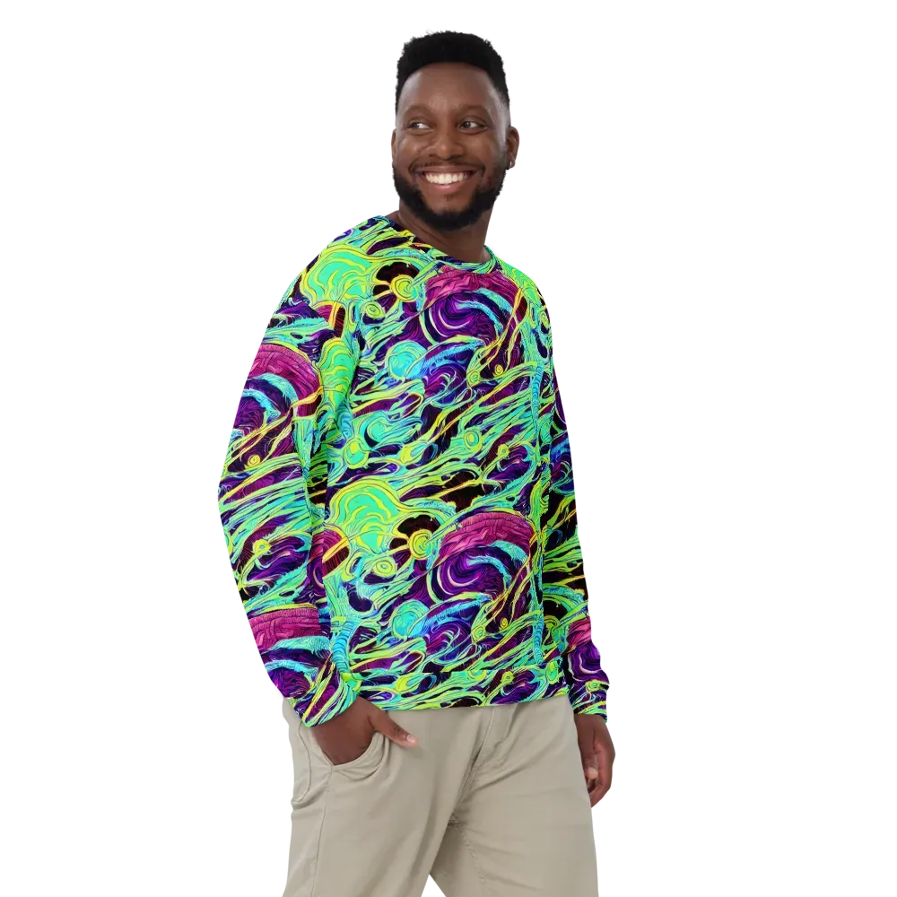 Biomorphic Beat on Sweatshirt — Front