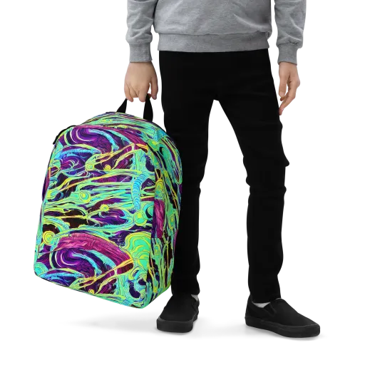 Biomorphic Beat on a Minimalist Backpack