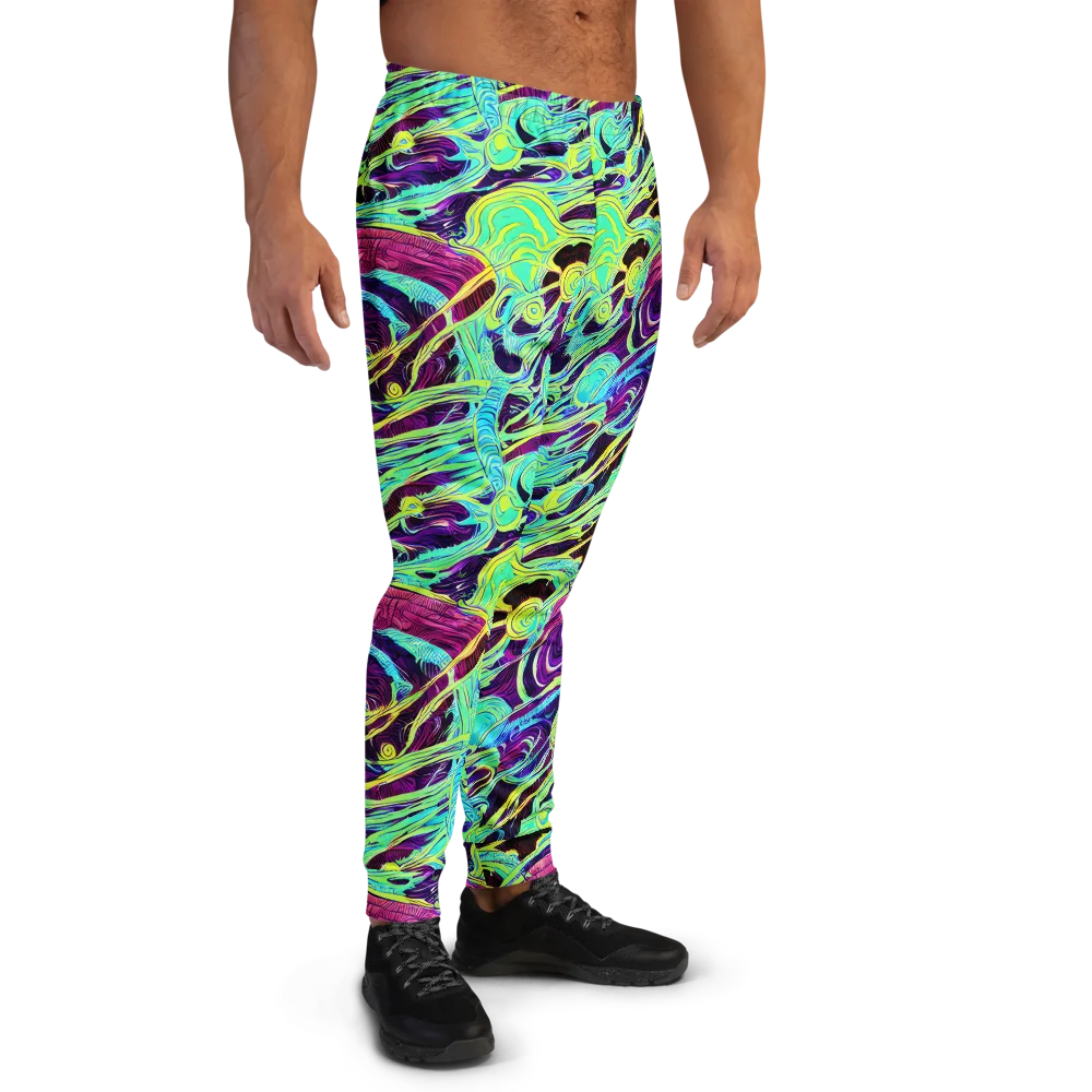 Biomorphic Beat on Men's Joggers — Right