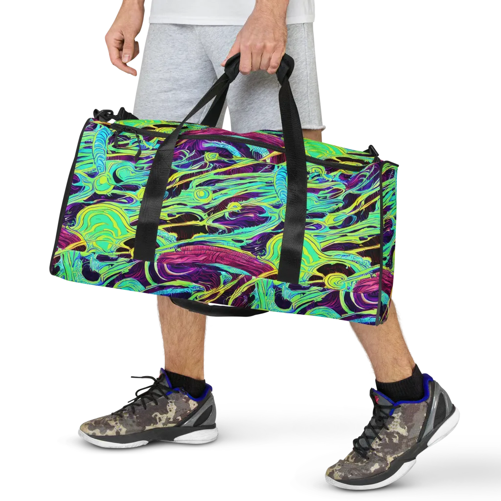 Biomorphic Beat on Duffle Bag — Front