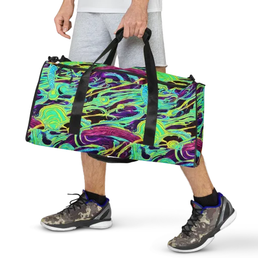 Biomorphic Beat on a Duffle Bag