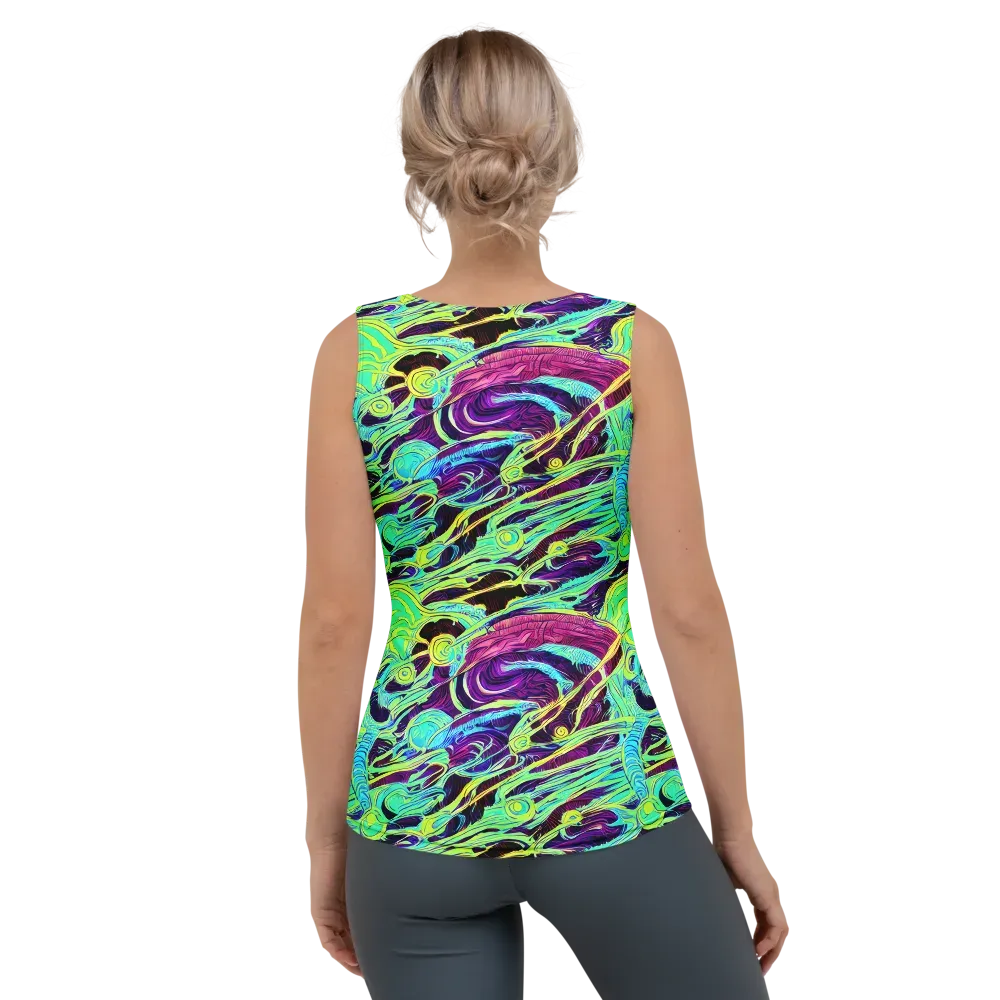 Biomorphic Beat on Women's Tank Top — Back