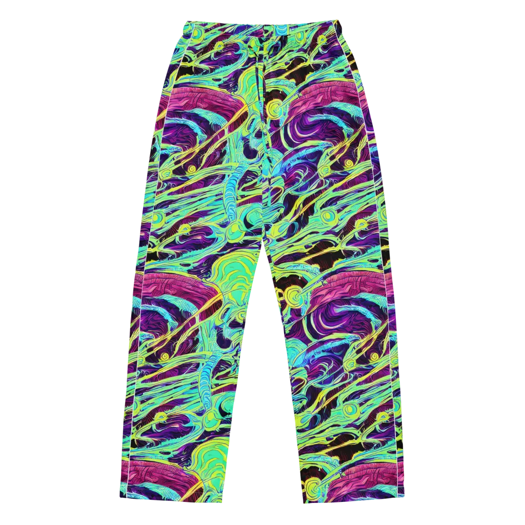 Biomorphic Beat on Women's Pajama Pants — Front