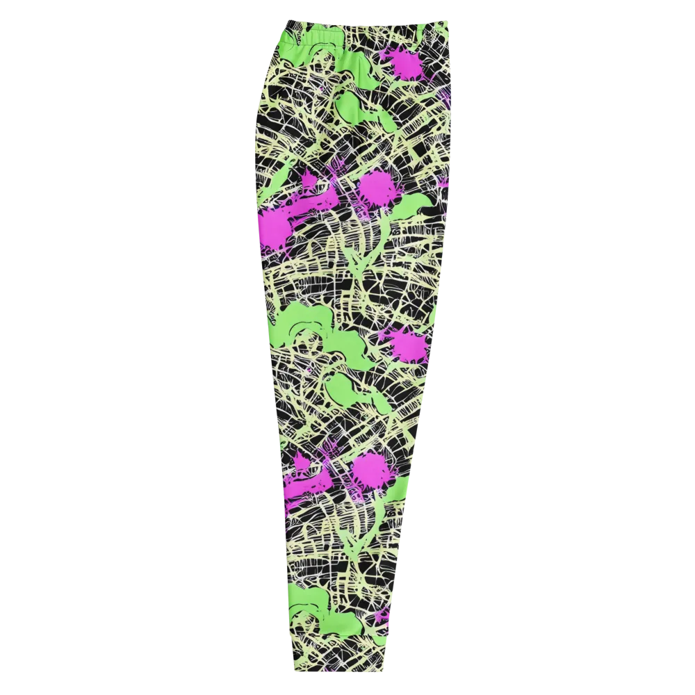 Neon Jungle Riot on Men's Joggers — Right