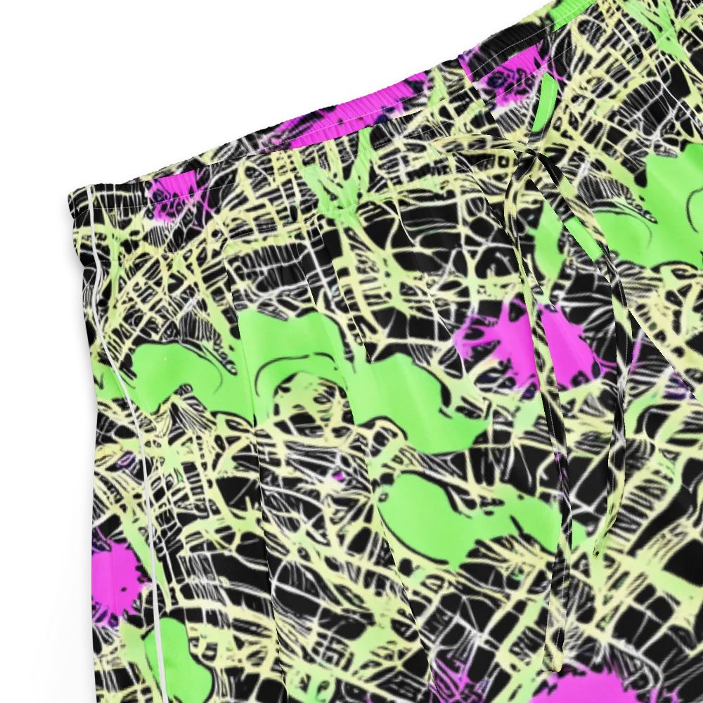 Neon Jungle Riot on Women's Pajama Shorts — Product details