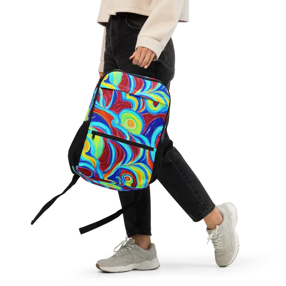 Azure Cyclone on Utility Backpack — Front