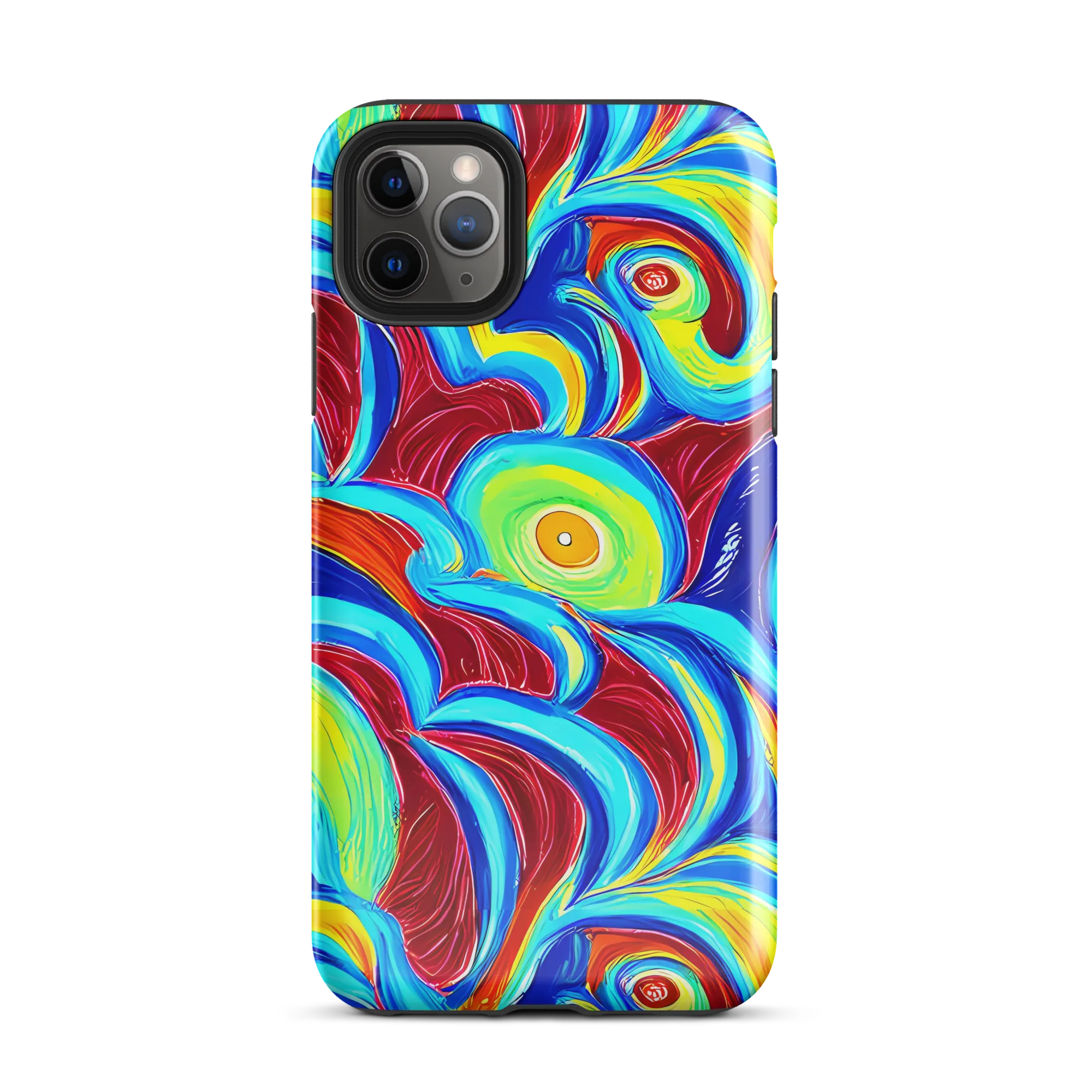 Azure Cyclone on Tough Case for iPhone® — Front