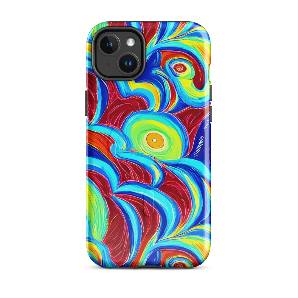 Azure Cyclone on MagSafe Tough Case for iPhone® — Front
