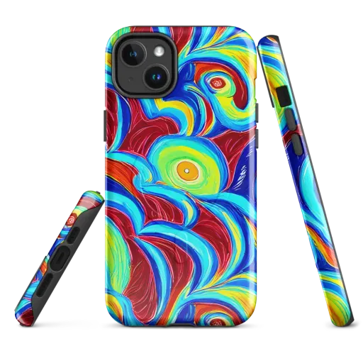 Azure Cyclone on a MagSafe Tough Case for iPhone®
