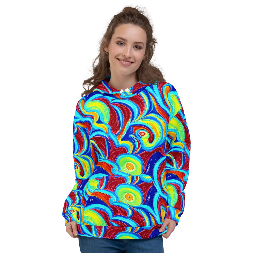 Azure Cyclone on Hoodie — Front