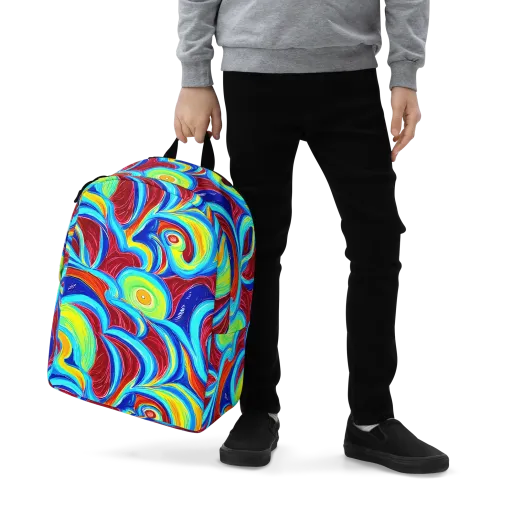 Azure Cyclone on a Minimalist Backpack