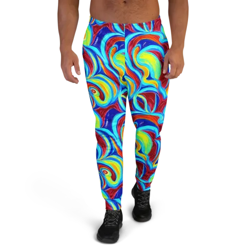 Azure Cyclone on a Men's Joggers