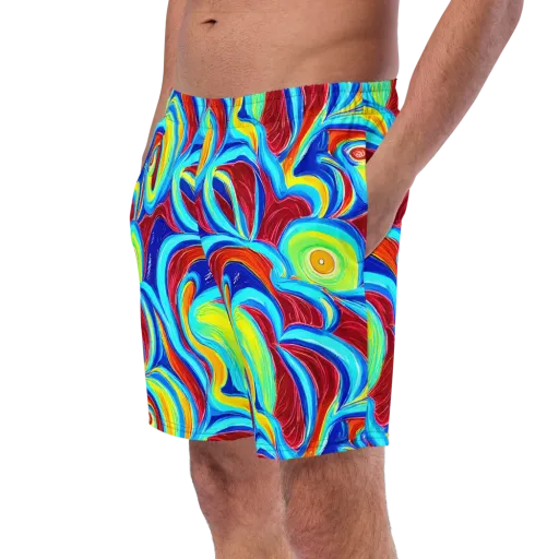 Azure Cyclone on a Swim Trunks