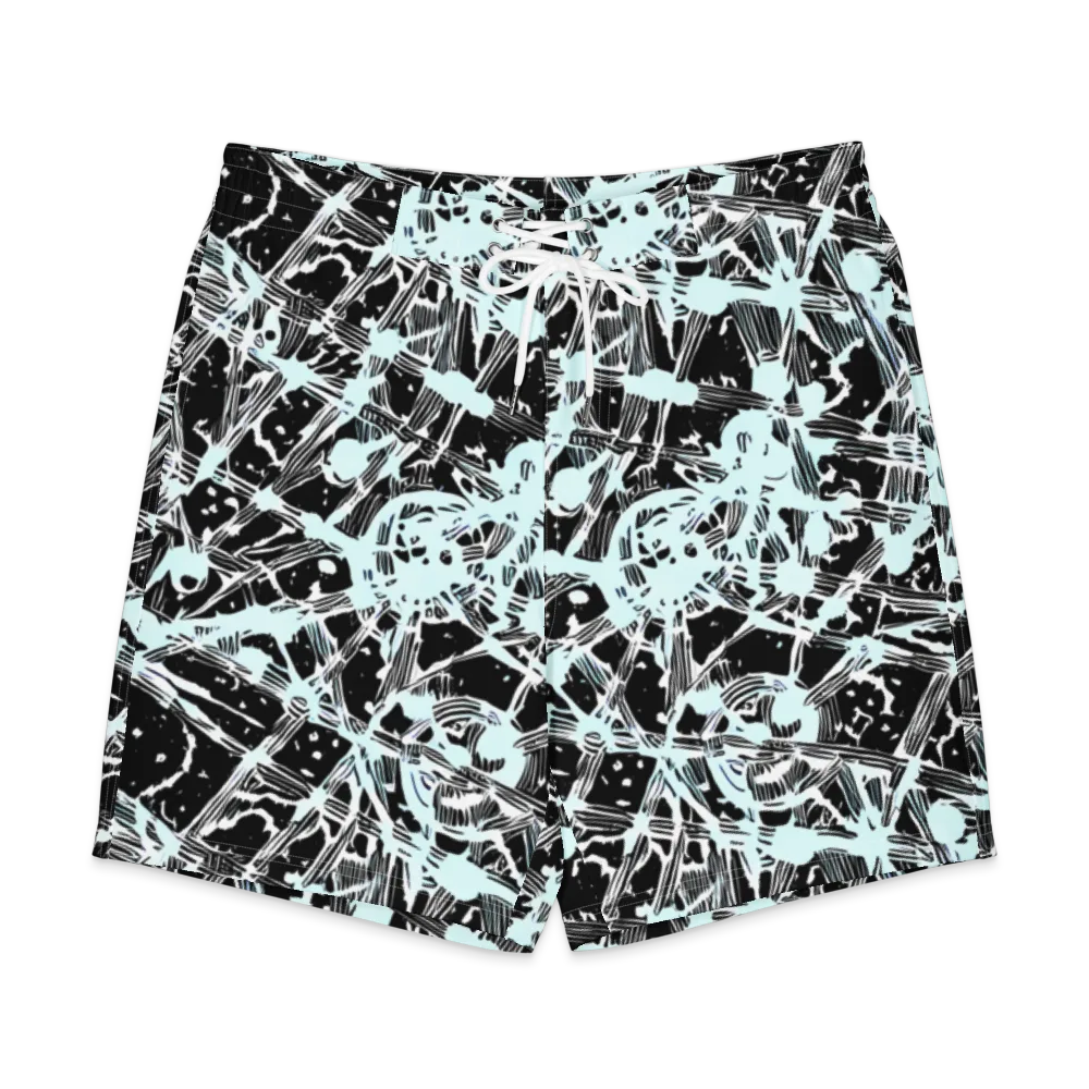 Polar Static on Men's Board Shorts — Front