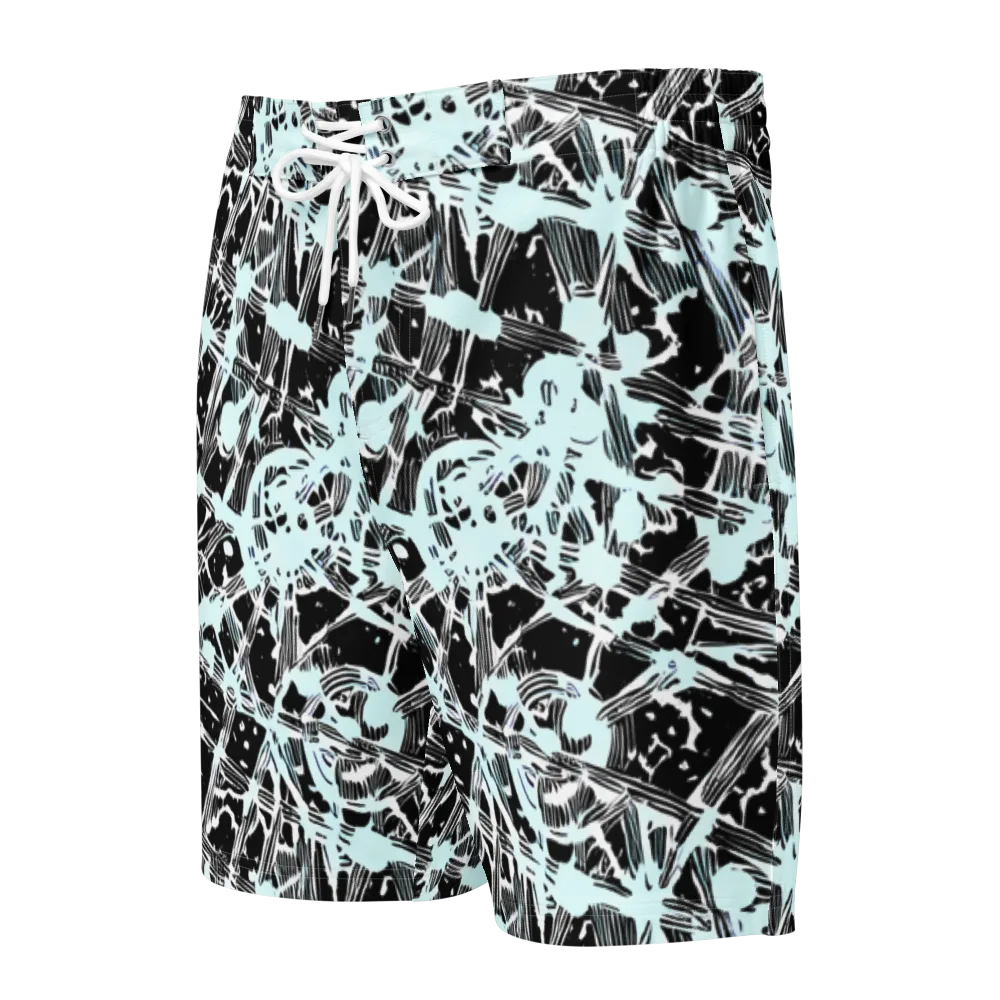 Polar Static on Men's Board Shorts — Front