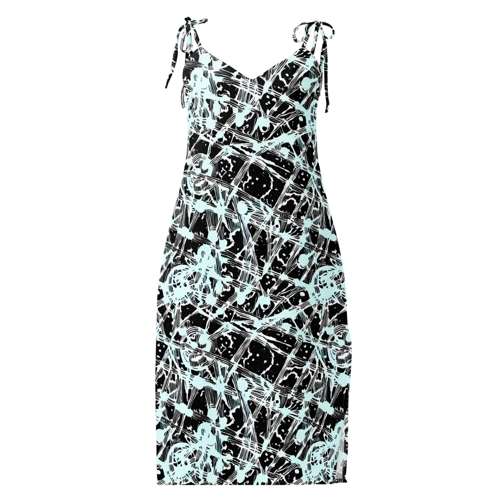 Polar Static on Slip Dress — Front