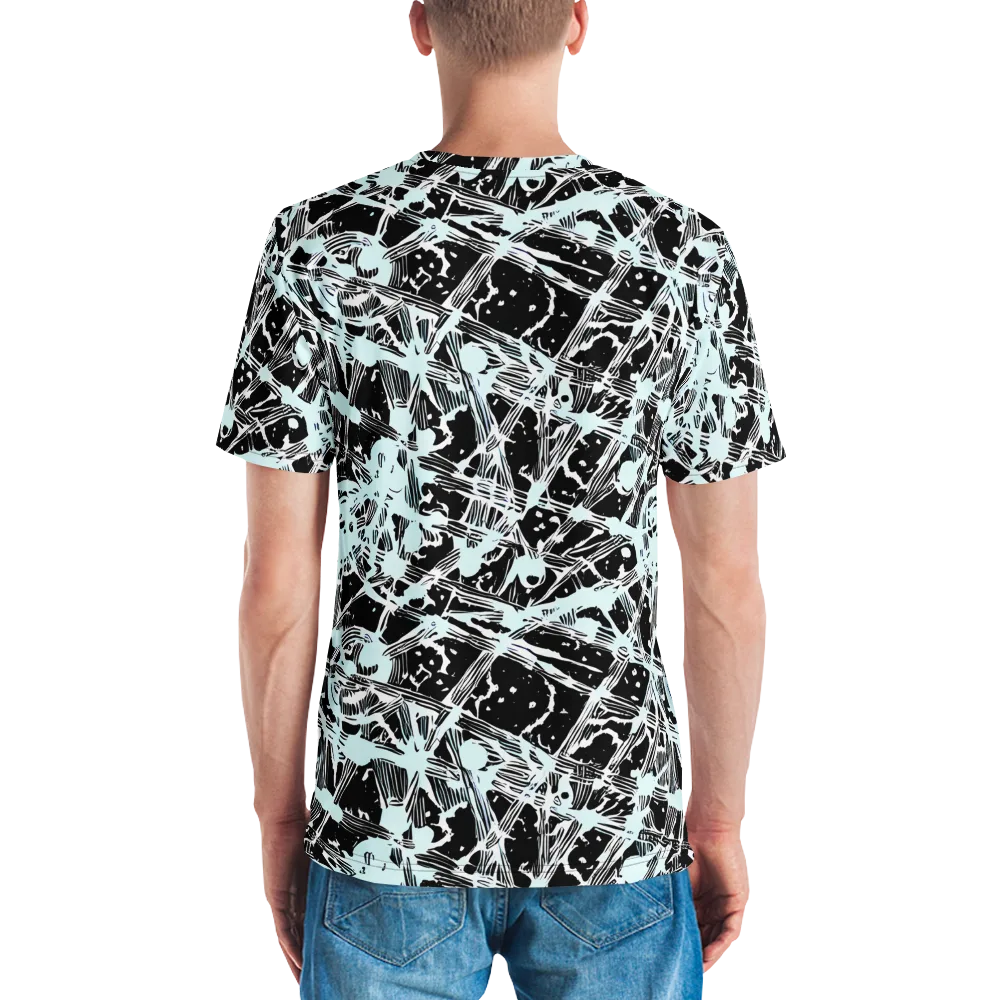 Polar Static on Men's Crew Neck T-Shirt — Back