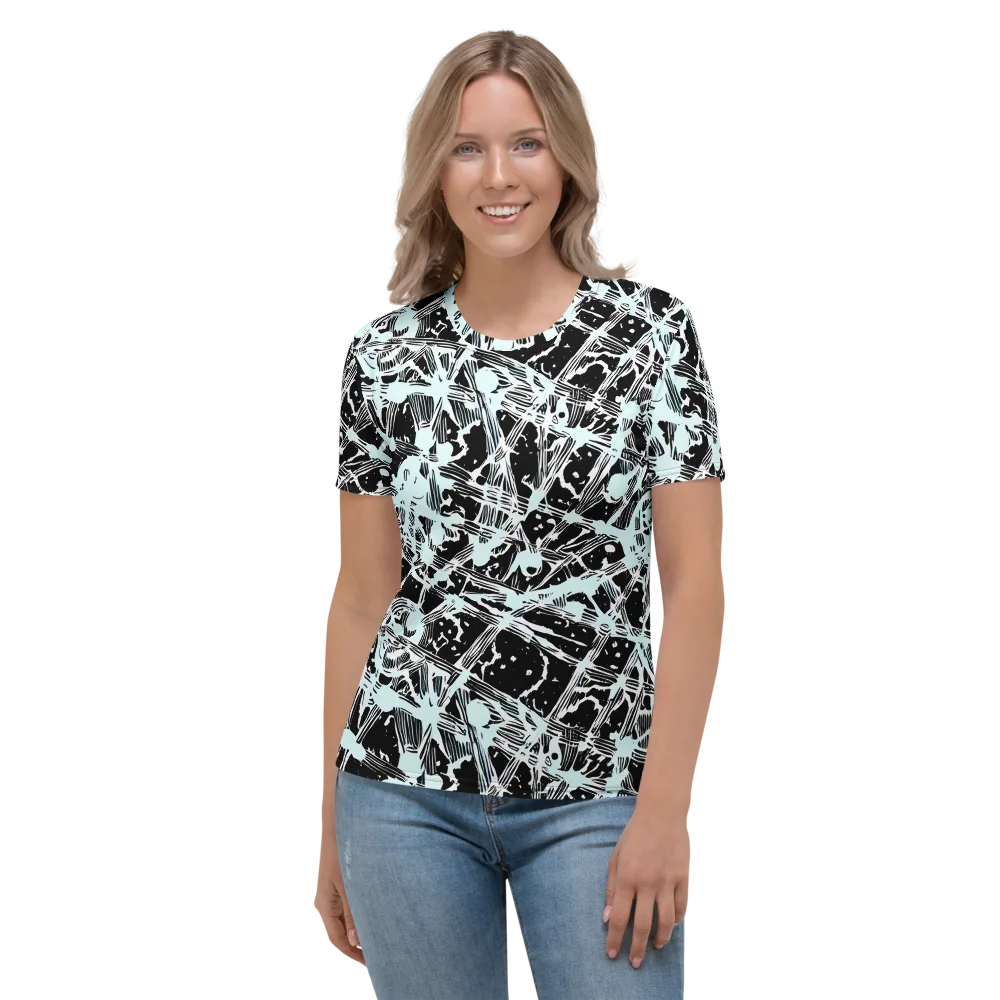 Polar Static on Women's Crew Neck T-Shirt — Front