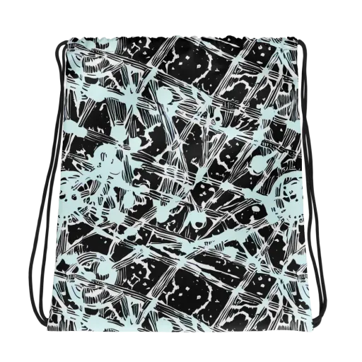 Polar Static on a Drawstring Bag