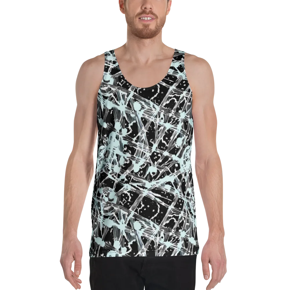 Polar Static on Men's Tank Top — Front