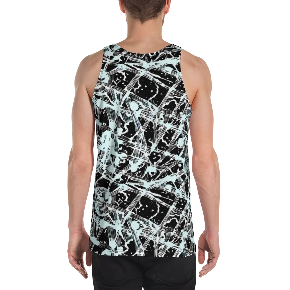 Polar Static on Men's Tank Top — Back